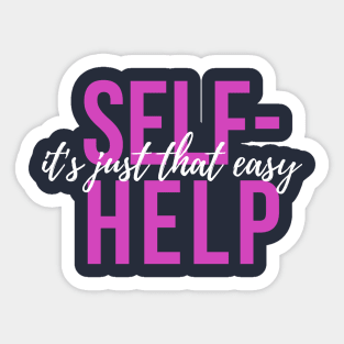 It's Just That Easy! Sticker